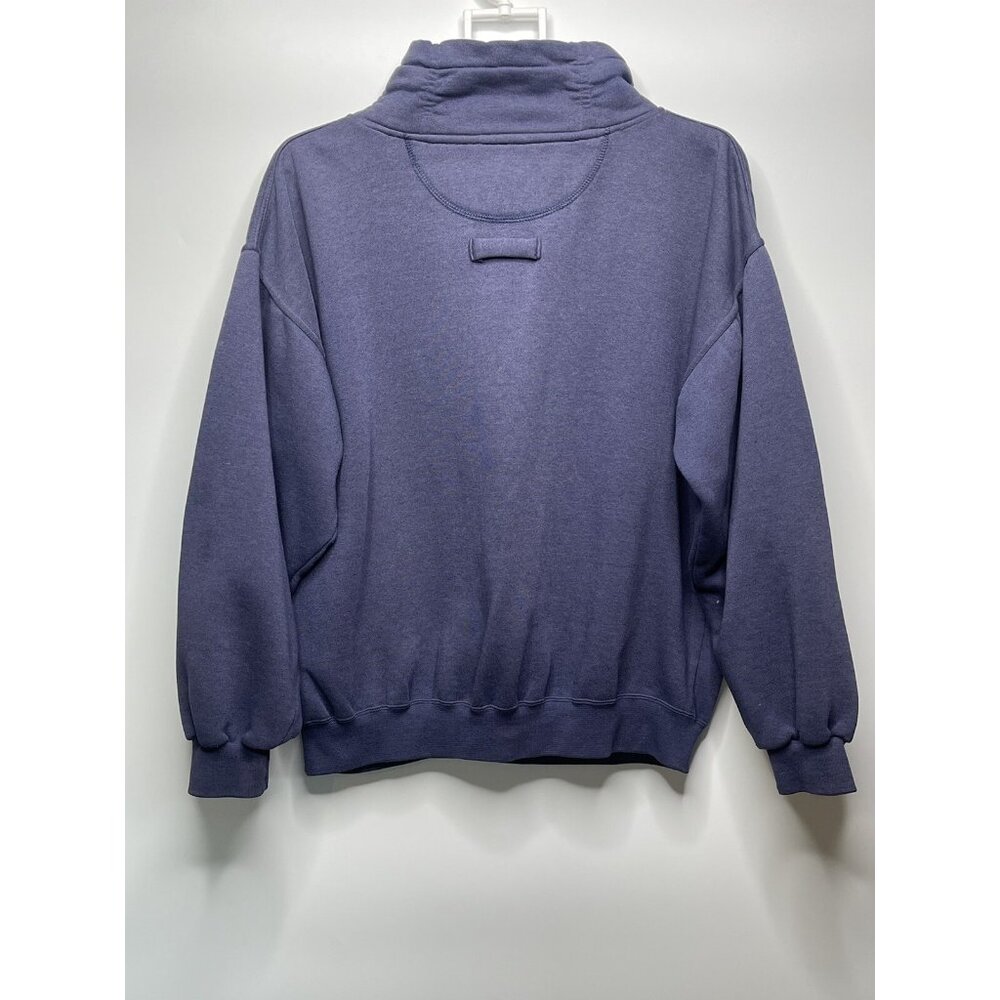 Vintage Genus Tag UCSB Santa Barbara 1/4 Pullover High Collared M Blue - Picture 5 of 6
